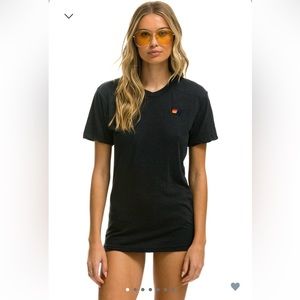 AVIATOR NATION - BASIC TEE - CHARCOAL